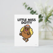 Fräulein Dotty winkt Postkarte (Stehend Vorderseite)