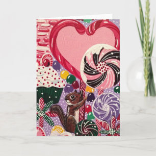 Fräulein Elizabeths Pfefferminzwelt Feiertagskarte