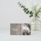 Fräulein Fitness - Geschäfts-Karte Visitenkarte (Stehend Vorderseite)