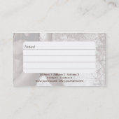 Fräulein Fitness III - Geschäfts-Karte Visitenkarte (Rückseite)