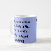 Fräulein, Frau und Frau Mug Kaffeetasse (Vorderseite Links)