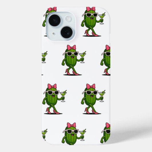 Fräulein Gurken Chic Case-Mate iPhone Hülle (Rückseite)