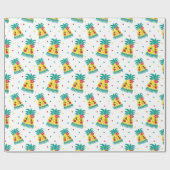 Fräulein Hawaiian Pineapple Geschenkpapier (Flach)