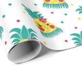 Fräulein Hawaiian Pineapple Geschenkpapier (Rolleneckpunkt)