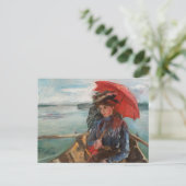 Fräulein Heck | Lovis Corinth Postkarte (Stehend Vorderseite)