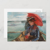Fräulein Heck | Lovis Corinth Postkarte (Vorne/Hinten)