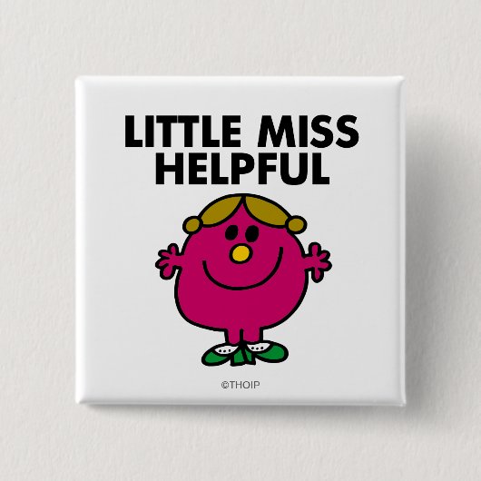 Fräulein Hilfreich Klassisch Button (Vorderseite)