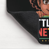 Fräulein Juneteenth Freiheit Schwarze Amerikanisch Mousepad (Ecke)