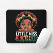 Fräulein Juneteenth Freiheit Schwarze Amerikanisch Mousepad (Mit Mouse)