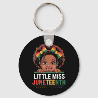 Fräulein Juneteenth Freiheit Schwarze Amerikanisch Schlüsselanhänger