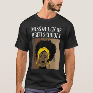 Fräulein Königin der HBCU-Schulen Historisch Schwa T-Shirt