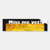 Fräulein Me Yet? Autoaufkleber (Vorne)