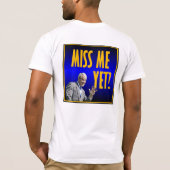 Fräulein Me Yet? Doppeltes versah T - Shirt mit (Rückseite)