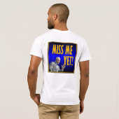Fräulein Me Yet? Doppeltes versah T - Shirt mit (Schwarz voll)