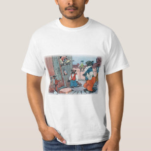 Fräulein Meadows setzte ihren Kopf aus dem Fenster T-Shirt