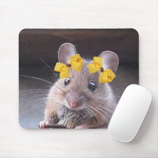 Fräulein Mousie Pad Mousepad (Mit Mouse)
