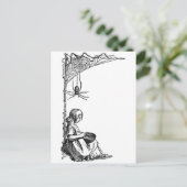 Fräulein Muffet Postkarte (Stehend Vorderseite)