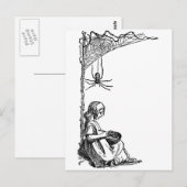 Fräulein Muffet Postkarte (Vorne/Hinten)