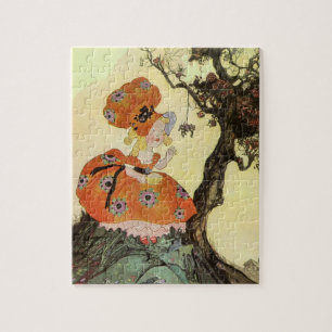 Fräulein Muffet & Spinne, Vintage Mother Goose Puzzle
