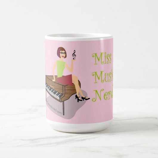 Fräulein Music Nerd Mug Kaffeetasse (Mittel)