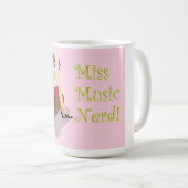 Fräulein Music Nerd Mug Kaffeetasse (VorderseiteRechts)