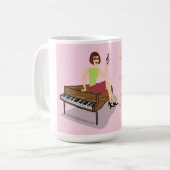 Fräulein Music Nerd Mug Kaffeetasse (Vorderseite Links)