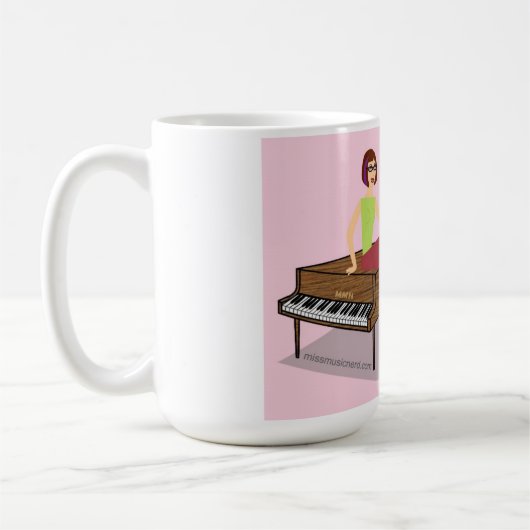Fräulein Music Nerd Mug Kaffeetasse (Links)