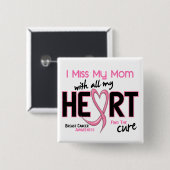 Fräulein My Mom des Brustkrebs-I Button (Vorne & Hinten)