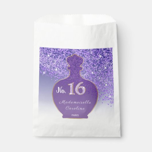 Fräulein Nr.16 Violetter Duft Paris Boutique Geschenktütchen (Vorderseite)