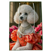 Fräulein Poodle Mittlere Geschenktüte (Rückseite)