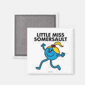 Fräulein Purzelbaum stolziert einher Magnet (Vorderseite/Rückseite)