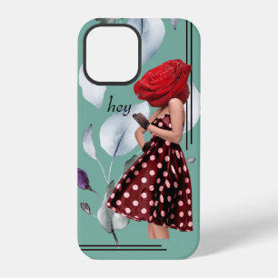 Fräulein Rose Cool Collage Pop Art Weiblich Floral iPhone 12 Pro Hülle