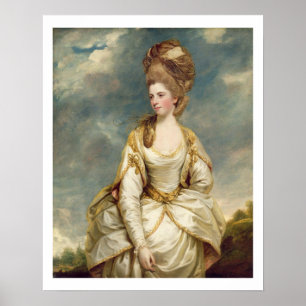 Fräulein Sarah Campbell, 1777-78 (Öl auf Leinwand) Poster