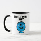 Fräulein Schüchtern | Schwarze Schrift Tasse (Links)