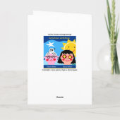 Fräulein Sie Grußkarte für speziellen Freund Karte (Rückseite)