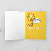 Fräulein Sie Grußkarte für speziellen Freund Karte (Innenseite)