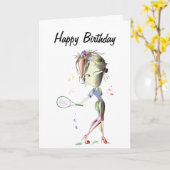 Fräulein-Sitz Mädchen spielt Karte (Gelbe Blume)