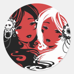 Fräulein Sugar und Fräulein Cyanide Stickers
