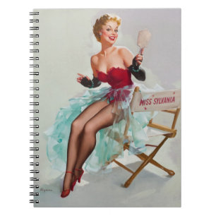 Fräulein Sylvania Pin-Up Mädchen Notizblock
