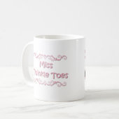 Fräulein Twinkle Toes Kaffeetasse (Vorderseite Links)