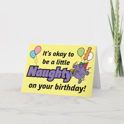 Fräulein Ungezogen | Geburtstag Karte (Vorderseite)