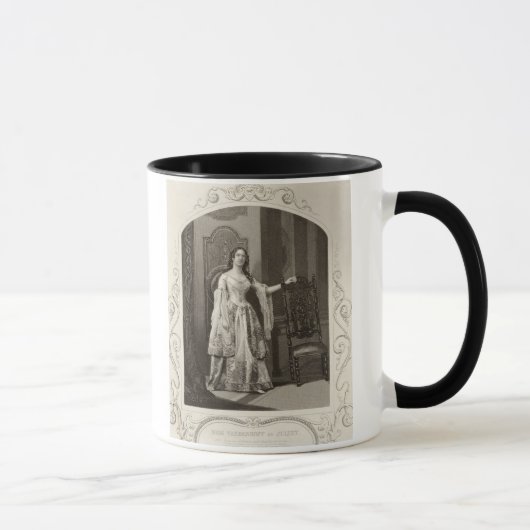 Fräulein Vandenhoff als Juliet, Szene 1 der Tasse (Rechts)