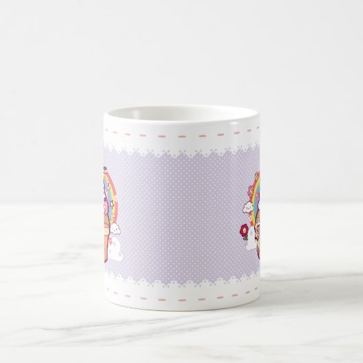 Fräulein Vanilla Kawaii Cupcake Kaffeetasse (Mittel)
