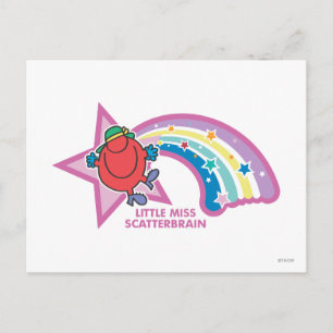 Fräulein Verpeilt Regenbogen & Sterne Postkarte