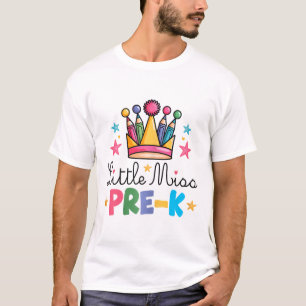 Fräulein Vorschule Bleistifte Krone Süß Ck Zur Sch T-Shirt