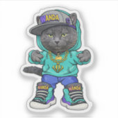 Fräulein Wanda Sticker! Aufkleber (Vorderseite)