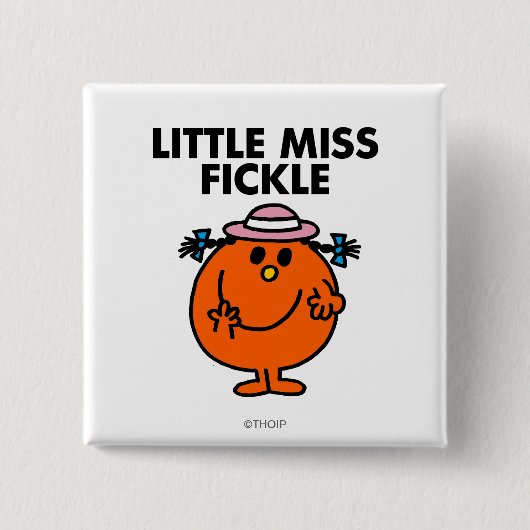 Fräulein Wankelmut | Schwarze Schrift Button (Vorderseite)