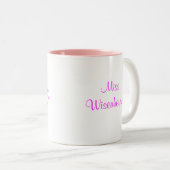 Fräulein Wisenheimer Definition Mug - ROSA Zweifarbige Tasse (VorderseiteRechts)