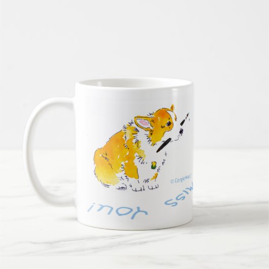 Fräulein You Corgis Mug Kaffeetasse (Links)