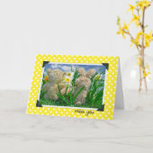 Fräulein You Friend Karte (Gelbe Blume)